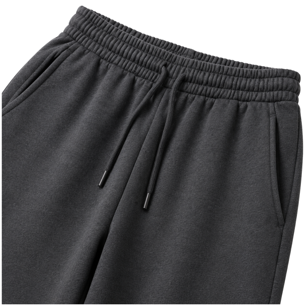 Premium Heavyweight Fleece Joggers – Charcoal Grey | Aphinkan
