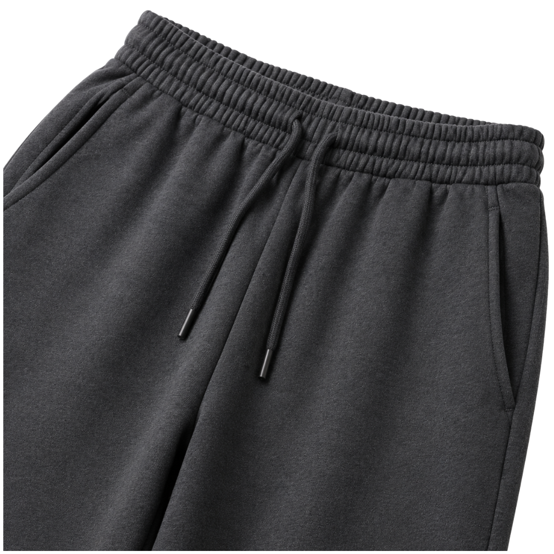 Premium Heavyweight Fleece Joggers – Charcoal Grey | Aphinkan
