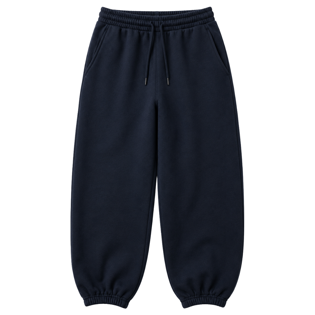 Premium Heavyweight Fleece Joggers – Deep Navy | Aphinkan