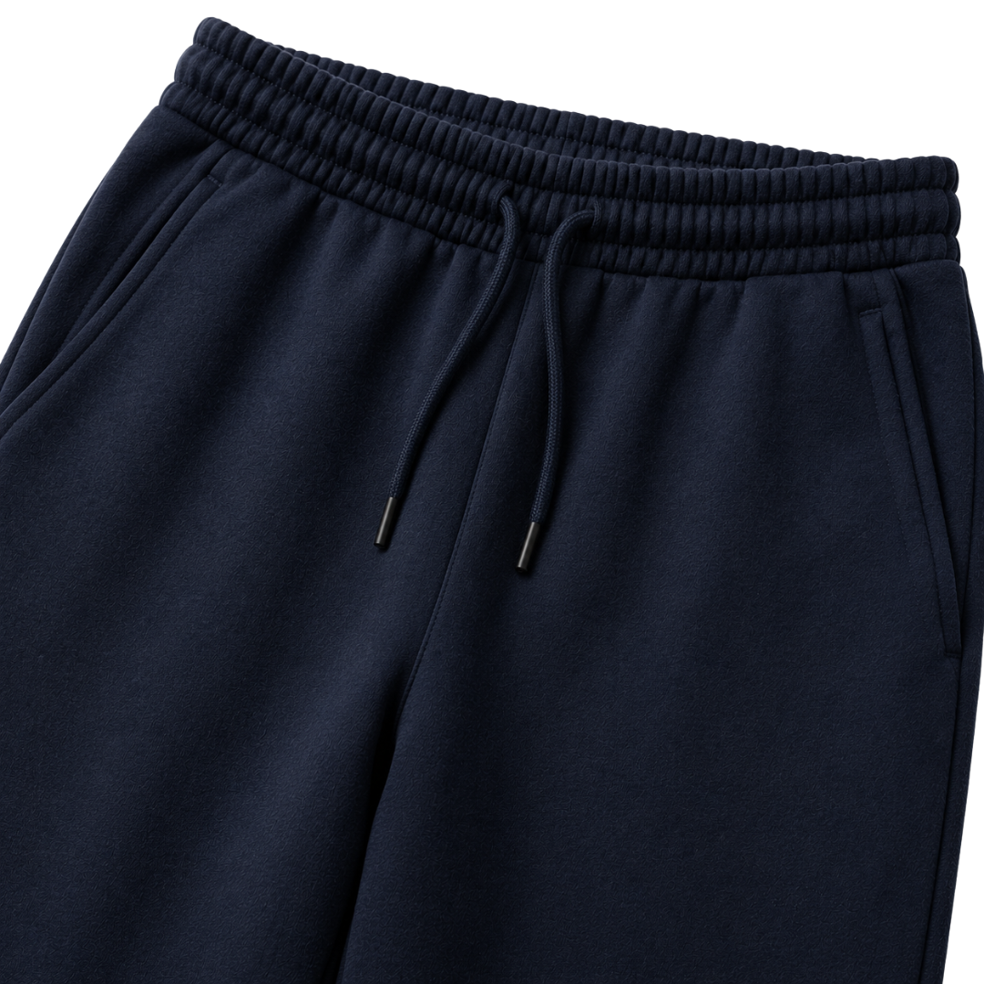 Premium Heavyweight Fleece Joggers – Deep Navy | Aphinkan