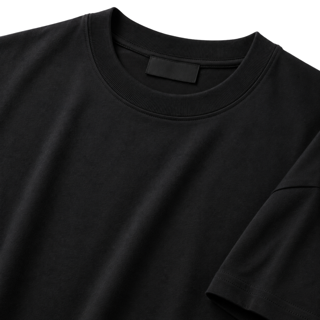 Premium Heavyweight Oversized T-Shirt – Black | Aphinkan